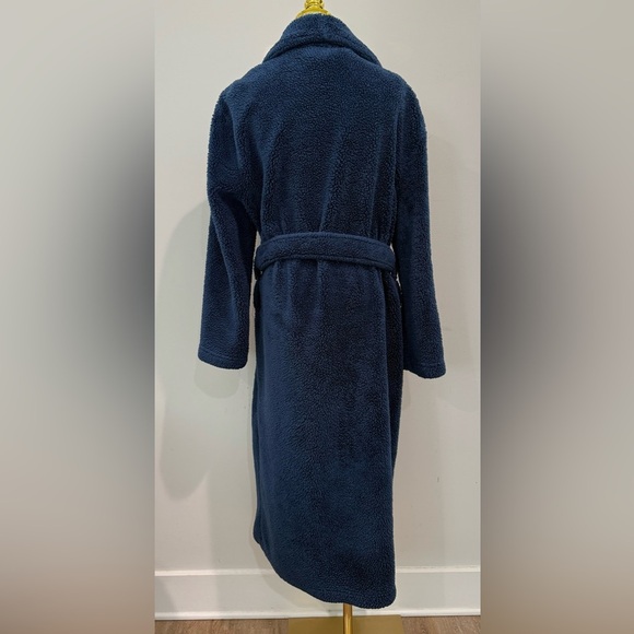 Pottery Barn Teen Size OS Blue Cozy Robe - Picture 3 of 8